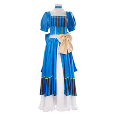 Anime Book of the Atlantic Elizabeth Midford Blue Dress Outfits Cosplay Costume Suit
