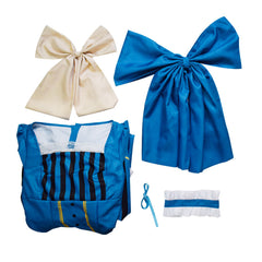 Anime Book of the Atlantic Elizabeth Midford Blue Dress Outfits Cosplay Costume Suit