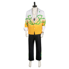 Anime Bucchigiri Marito Jin Yellow Set Outfits Cosplay Costume Halloween Carnival Suit