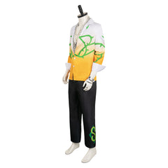 Anime Bucchigiri Marito Jin Yellow Set Outfits Cosplay Costume Halloween Carnival Suit