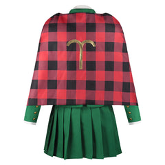 Anime Burn the Witch - Noel Niihashi Green Set Outfits Cosplay Costume Halloween Carnival Suit