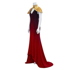 Anime Castlevania Carmilla Red Dress Outfit  Cosplay Costume Halloween Carnival Suit