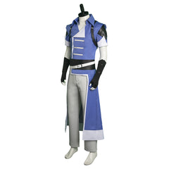Anime Castlevania: Nocturne Richter Belmont Blue Set Outfits Cosplay Costume Suit 