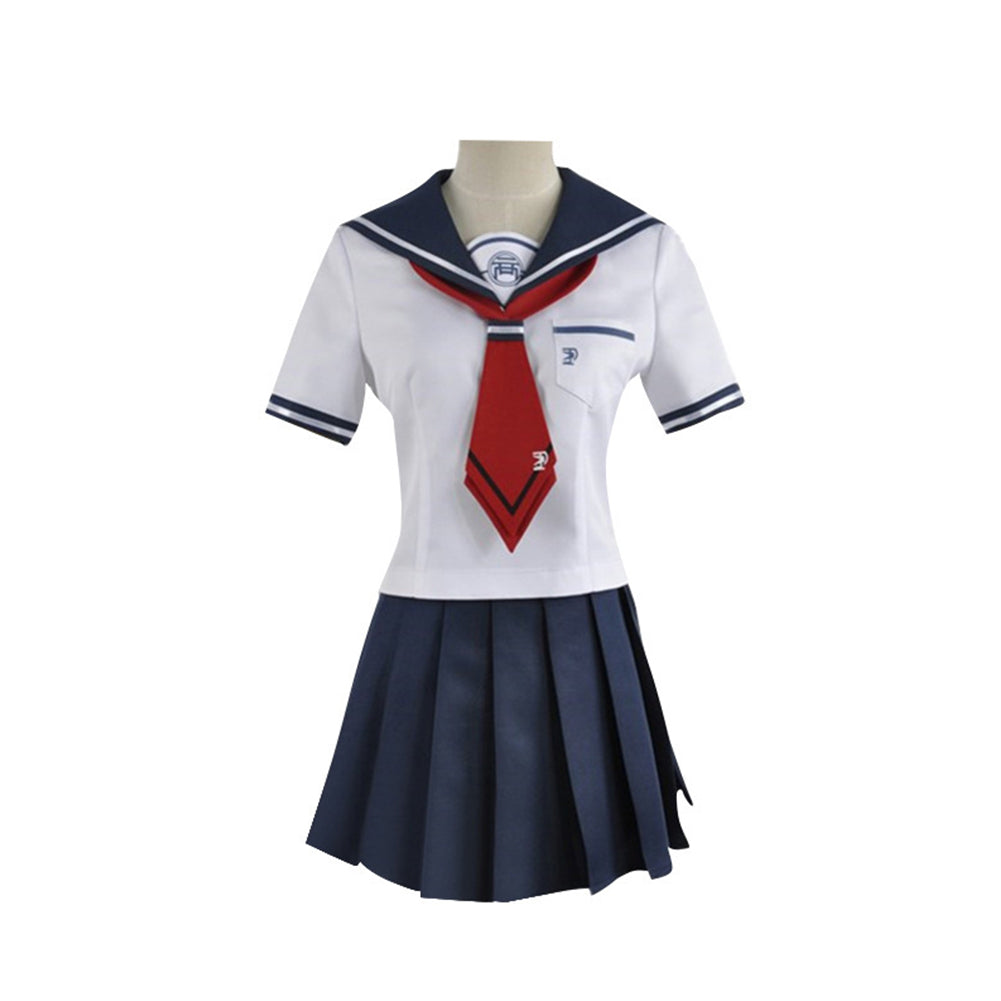 Anime Danganronpa Komaru Naegi School Uniform Dress Outfits Cosplay Costume Suit