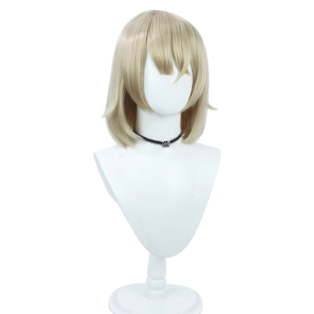 Delicious In Dungeon 2023 Falin White Short Hair Cosplay Wig Halloween Coshduk