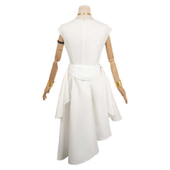Anime Frieren:Beyond Journey's End 2023 Flamme White Dress Set Flamme Cosplay Costume Halloween Carnival Suit