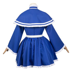 Anime Frieren:Beyond Journey's End 2023 Lawine Blue Dress Set Outfits Cosplay Costume Halloween Carnival Suit