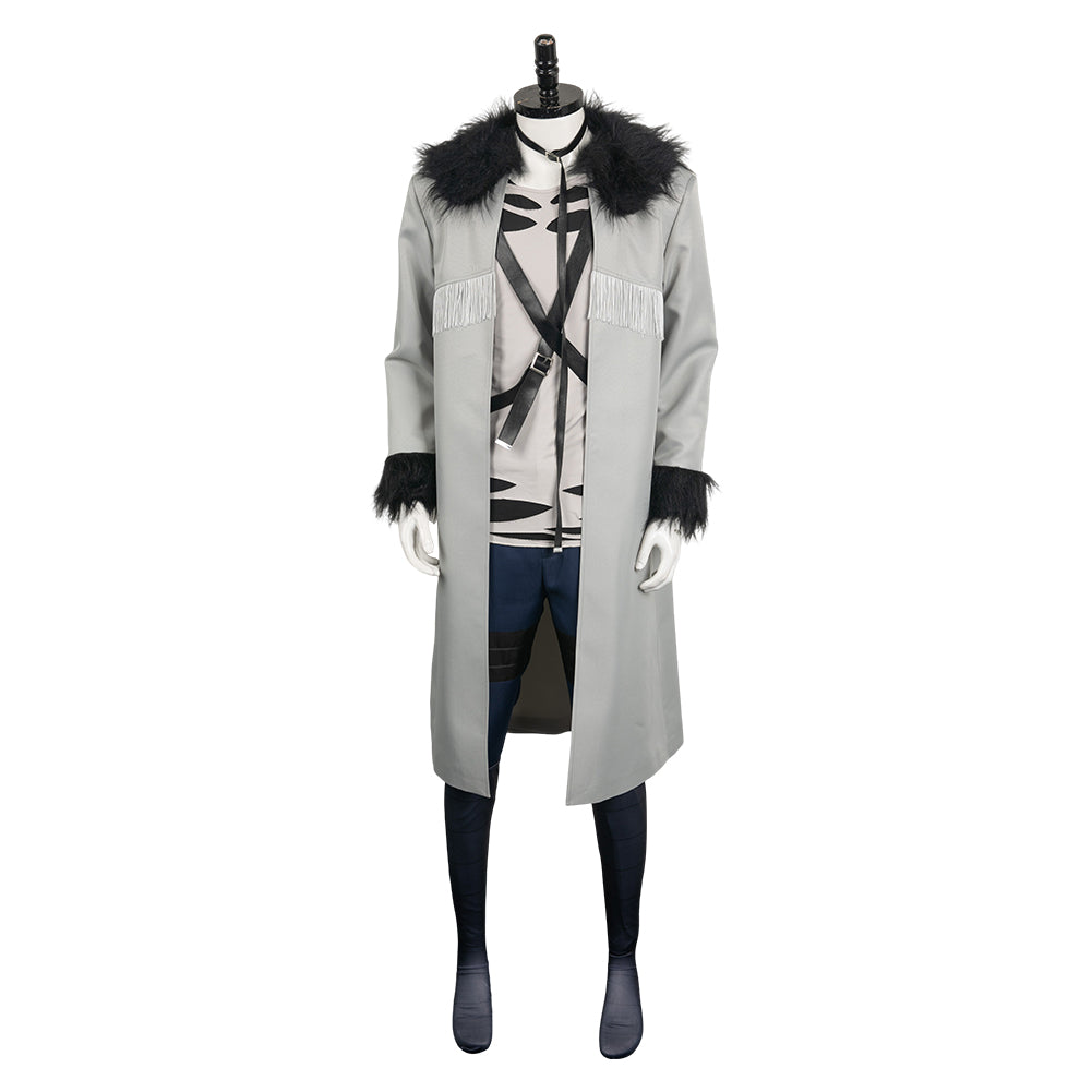 Anime Frieren:Beyond Journey's End 2023 Wirbel Gray Jacket Coat Set Outfits Cosplay Costume Halloween Carnival Suit
