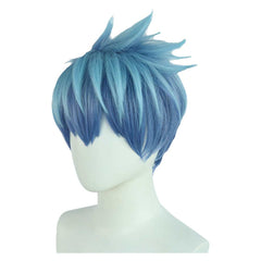 Anime Mashle: Magic and Muscles Lance Crown Blue Wigs Cosplay Accessories Halloween Carnival Props