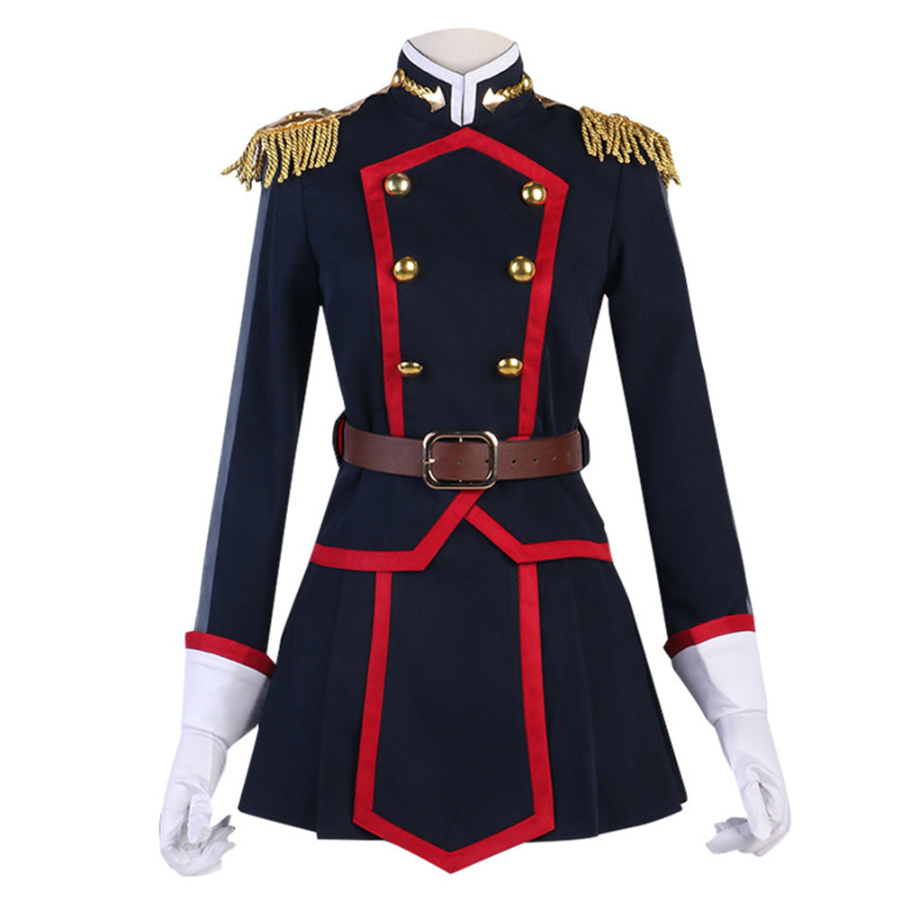 Anime Mato Seihei no Slave Uzen Kyōka Black Outfits Cosplay Costume Halloween Carnival Suit