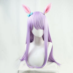 Anime Mejiro McQueen Purple Wig Cosplay Accessories Halloween Carnival Props