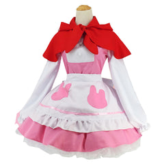 Anime Miss Kobayashi's Dragon Maid Kanna Pink Dress Outfits Cosplay Costume Halloween Carnival Suit