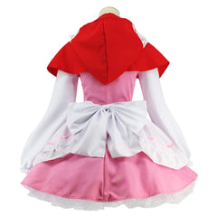 Anime Miss Kobayashi's Dragon Maid Kanna Pink Dress Outfits Cosplay Costume Halloween Carnival Suit