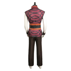 Anime One Piece 2023 Buggy Red Striped Outfits ​Cosplay Costume Halloween Carnival Suit