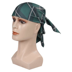 Anime One Piece 2023 Usopp Green Printed Headband Cosplay Accessories Halloween Carnival Props