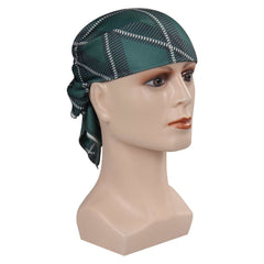 Anime One Piece 2023 Usopp Green Printed Headband Cosplay Accessories Halloween Carnival Props