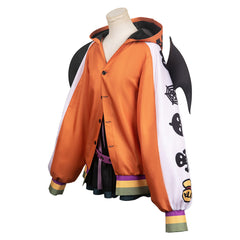 Anime One Piece 2023 Uta Brown Coat Outfits Cosplay Costume Halloween Carnival Suit