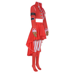 Anime One Piece Belo Betty Red Set Outfits ​Cosplay Costume Halloween Carnival Suit