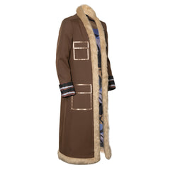 Anime One Piece Buggy Brown Coat Outfits Cosplay Costume Halloween Carnival Suit