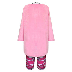 Anime One Piece Donquixote Doflamingo Pink Coat Set Outfits Cosplay Costume Halloween Carnival Suit