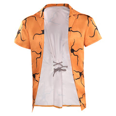 Anime One Piece Film Red Arlong Printed Shirt Outfits Cosplay Costume Suit