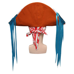 Anime ONE PIECE FILM RED Buggy Red Pirate Hat Accessories Cosplay Costume Halloween Carnival Suit​