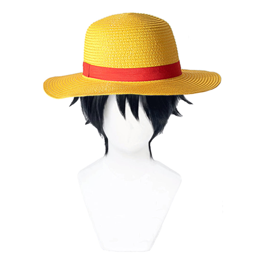 Anime One Piece Luffy Wig Cosplay Accessories Halloween Carnival Props