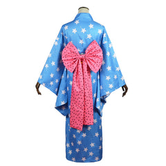 Anime One Piece Nami Blue Bathrobe Kimono Outfits Cosplay Costume Halloween Carnival Suit