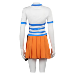 Anime One Piece Nami Skirt Set Outfits Cosplay Costume Halloween Carnival Suit