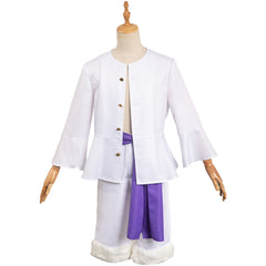 Anime One Piece Nika Sun God Luffy White Outfits Cosplay Costume Suit 