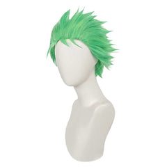 Anime One Piece Roronoa Zoro Green Wigs Cosplay Accessories Halloween Carnival Props