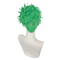 Anime One Piece Roronoa Zoro Green Wigs Cosplay Accessories Halloween Carnival Props