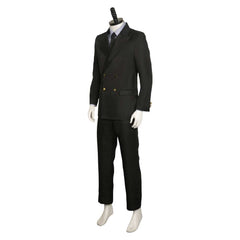 Anime One Piece Sanji Black Set Outfits Cosplay Costume Halloween Carnival Suit