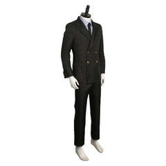 Anime One Piece Sanji Black Set Outfits Cosplay Costume Halloween Carnival Suit