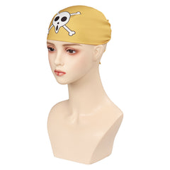 Anime One Piece Usopp Yellow Scarf Accessories Halloween Carnival Props