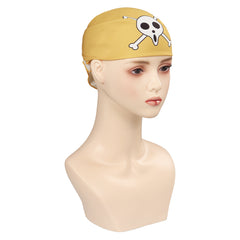 Anime One Piece Usopp Yellow Scarf Accessories Halloween Carnival Props