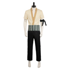 Anime One Piece Zoro White Set ​Outfits Cosplay Costume Suit