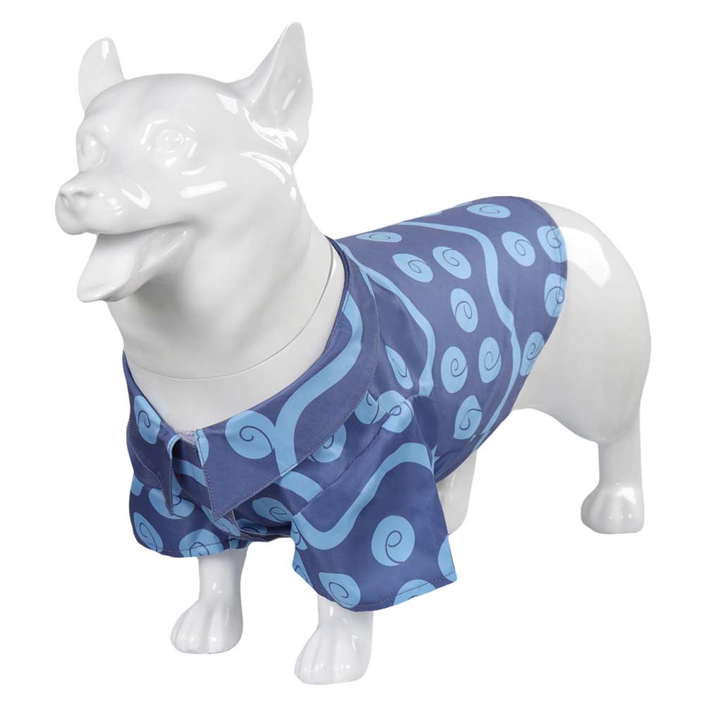 Anime One Piece Zorro Blue ​Dogs Pet Outfits Cosplay Costume Halloween Carnival Suit