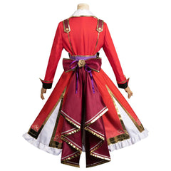 Anime Pretty Derby Special Week Red Lolita Dress Outfits Cosplay Costume Halloween Carnival Suit