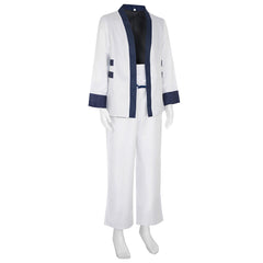 Anime Rurouni Kenshin 2023 Sagara Sanosuke White Set Outfits Cosplay Costume Halloween Carnival Suit