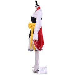 Anime Sesshoumaru White Kimono Set Outfits Cosplay Costume Halloween Carnival Suit