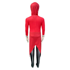 Anime The Amazing Digital Circus - Caine Red Set Outfits Cosplay Costume Halloween Carnival Suit