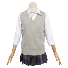 Anime Whisper Me a Love Song 2024 Asanagi Yori ​Gray Vest Set Outfits ​Cosplay Costume Halloween Carnival Suit