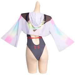 Cyberpunk Edgerunner-lucy Cosplay Costume Swimsuit Cloak Outfits Halloween Carnival Party Suit