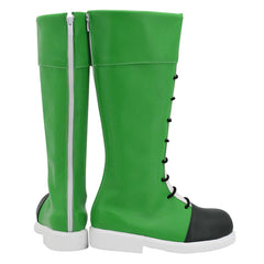 Anime Green Cosplay Shoes Boots Accessory Halloween Props