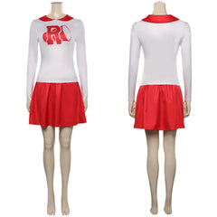 Grease:Rydell High Pink Lady Cheerleader Sportswear Cosplay Costume Halloween Carnival Suit 