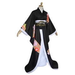 Anime Kibutsuji Muzan Cosplay Costume Kimono Outfits  Halloween Carnival Suit