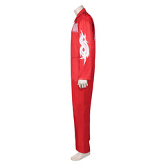 Bank Slipknot Joey Jordison Red Team Set Outfits Cosplay Costume Halloween Carnival Suit