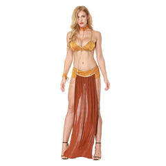 Star Wars Leia Cosplay Costume Dress Halloween Carnival Party Disguise Clothes