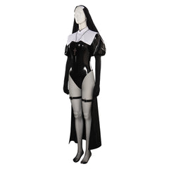 Black Sexy Jumpsuit Outfits Cosplay Costume Halloween Carnival Suit-Coshduk